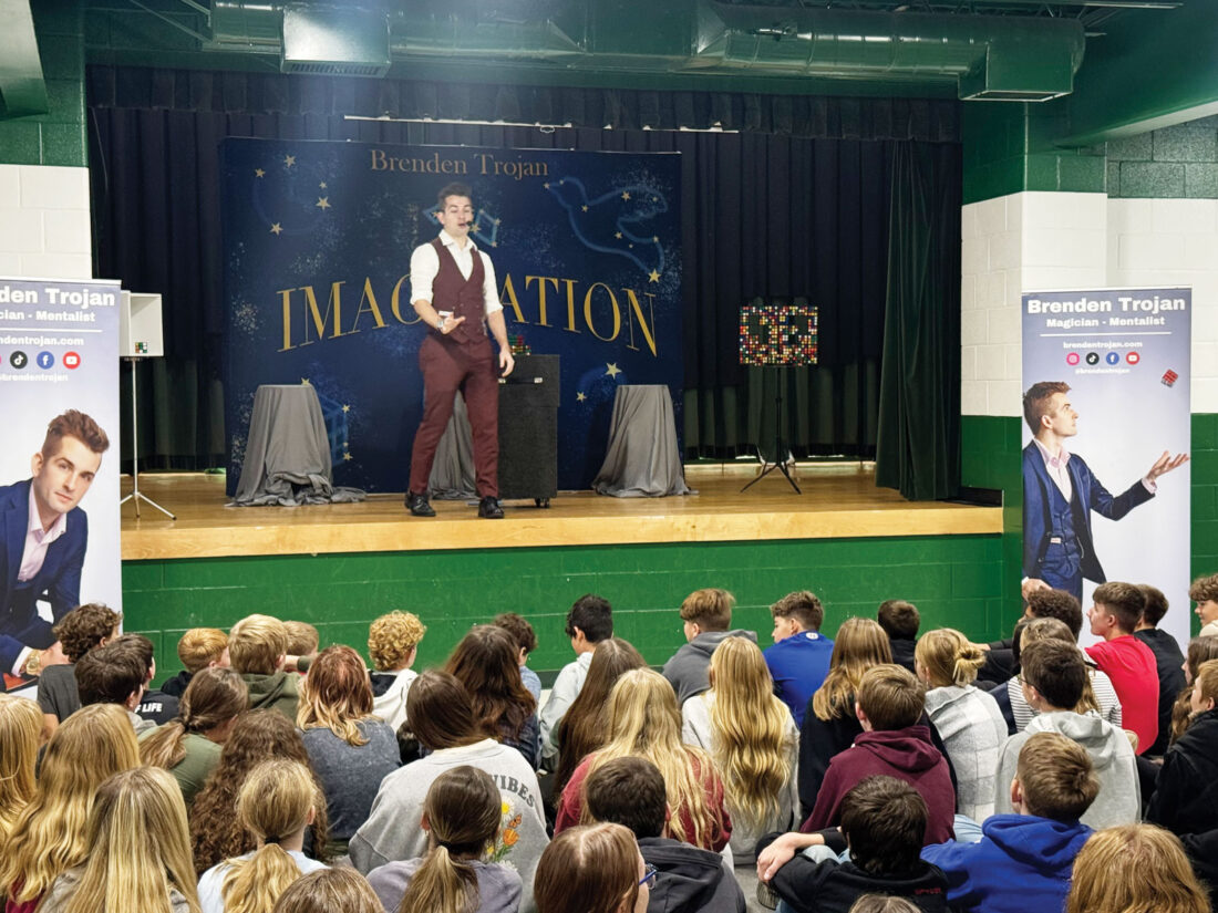 Brenden Trojan mesmerizes Mid-Ohio Valley middle schoolers